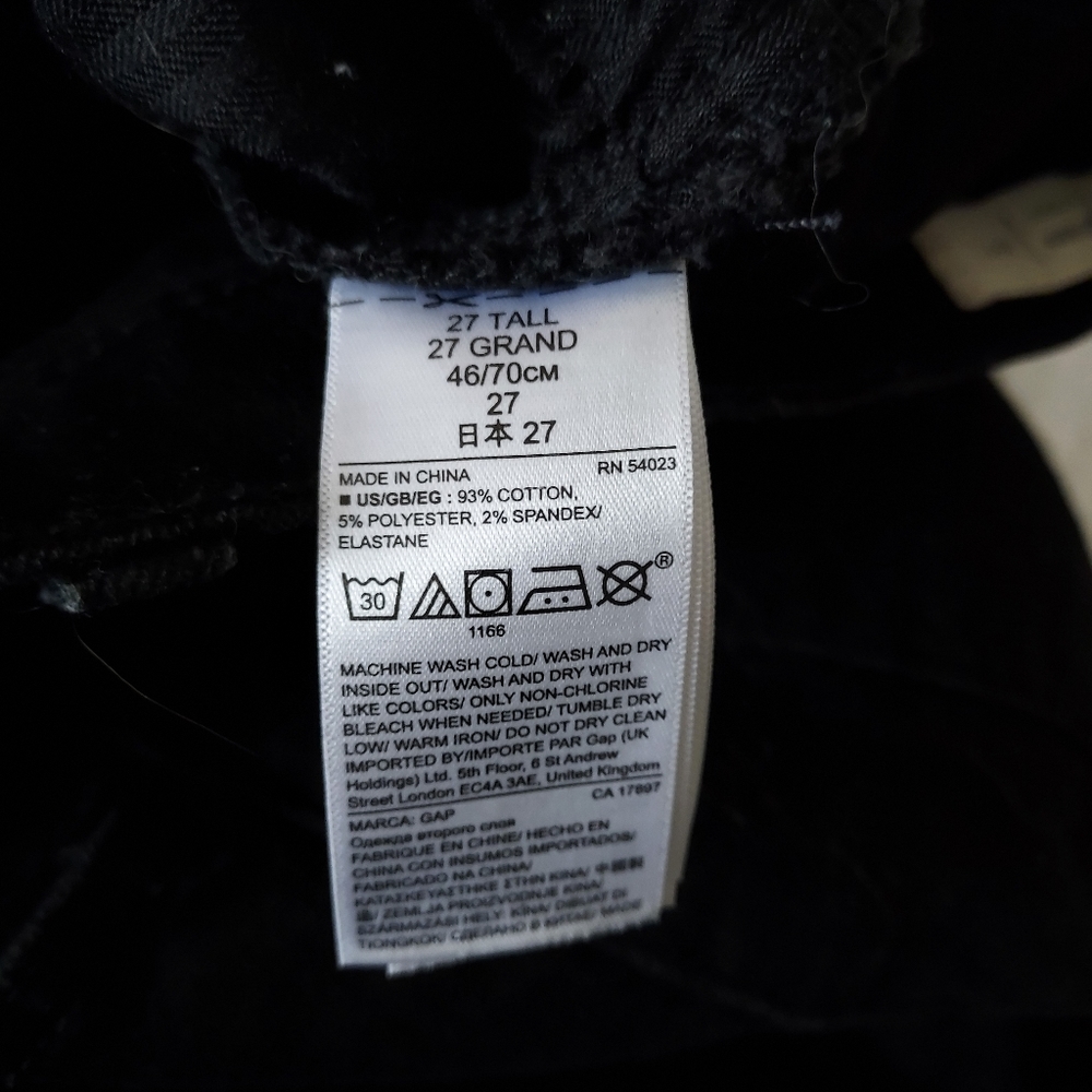 GAP Black Denim Skirt - Picture 7 of 9